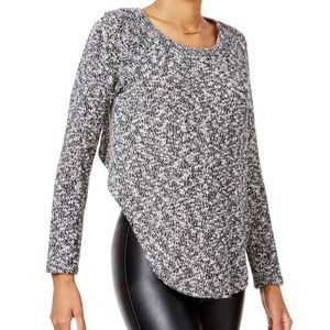 Chelsea Sky Asymmetrical Knit Sweater XL